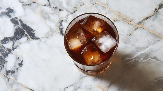 cold brew coffee on counter inside of kitchen