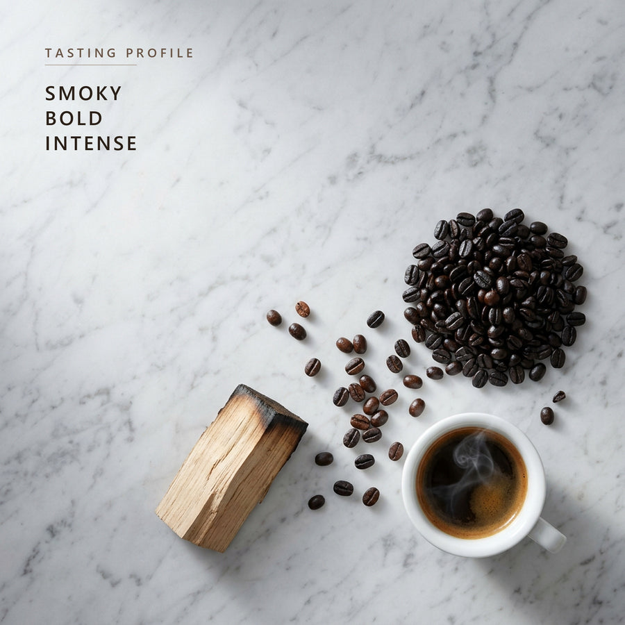 Italian Roast tasting profile: smoky, bold and intense