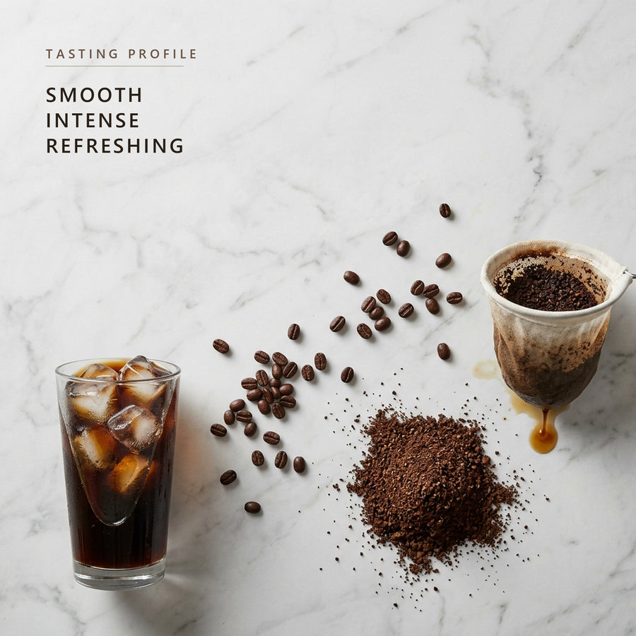 Cold Brew Coffee tasting profile: smooth, intense and refreshing